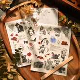 Ethereal Muse Rub-On Stickers Set
