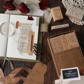 Wooden Inspiration Stamp Set