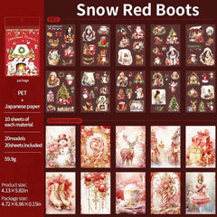 Christmas Sticker & Paper Book