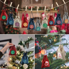 Advent Calendar Number Sticker Set