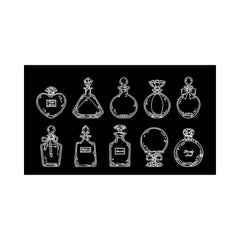 20pcs PET Transparent Glass Container Stickers