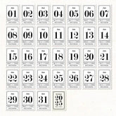 2025 Mini Tear-Off Calendar