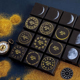 Lunar & Clock Wooden Stamps