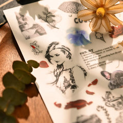 Ethereal Muse Rub-On Stickers Set