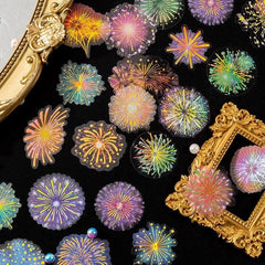 Fireworks PET Stickers Pack