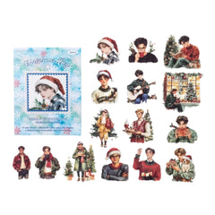 Cozy Holiday PET Sticker Pack
