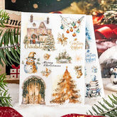 Vintage Christmas Transfer Sticker Set
