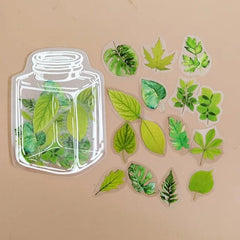 Enchanted Jar Stickers Pack - 35 Pcs Delightful PET Stickers