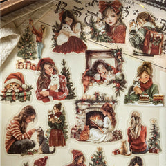 Cozy Holiday PET Sticker Pack