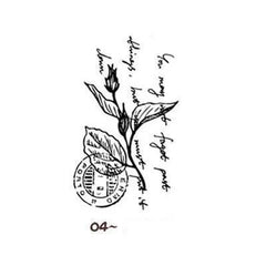Vintage Floral Wooden Stamps