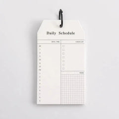 Daily Schedule & To-Do List Portable Pads – 52 Sheets per Set