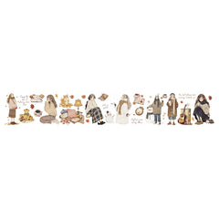 Autumn Streets, Cafés & City Views PET Washi Tape