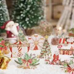 30 Pcs PET Christmas Stickers