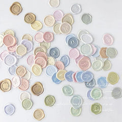 Elegant Wax Seal Stickers - 18 Pcs Vintage-Inspired Seals