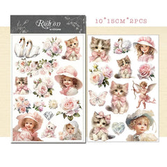 Blush Tales Rub-On Transfer Stickers
