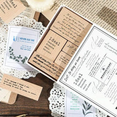 English Short Sentence Stamp Set