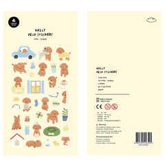 Korean Aesthetic Die-Cut Sticker Sheet
