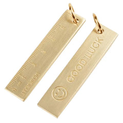 6cm Brass Keychain Ruler