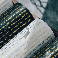 Golden Words Quote Stickers