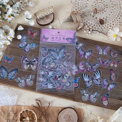 Butterfly & Dragonfly PET Sticker Collection