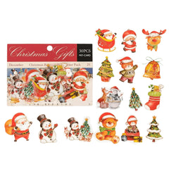 30 Pcs PET Christmas Stickers