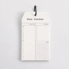 Daily Schedule & To-Do List Portable Pads – 52 Sheets per Set