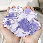 Vintage Floral Sticker Labels 45pcs Journal Decoration