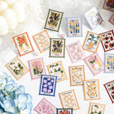 Vintage Floral Stamp Sticker Pack