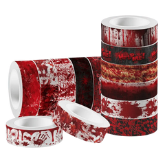 12Pcs Blood Washi Tape Set