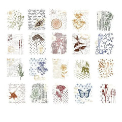 Vintage Ephemera Washi Sticker Set