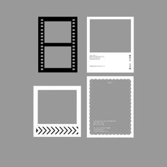 Vintage Polaroid Frame Stickers Pack