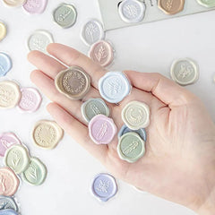 Elegant Wax Seal Stickers - 18 Pcs Vintage-Inspired Seals