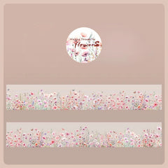 Walking Through the Flowers PET Washi Tape