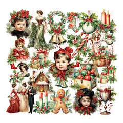 Vintage Christmas Sticker Pack