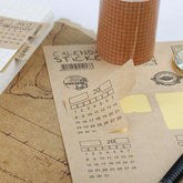 Vintage Perpetual Calendar Stickers