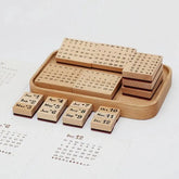 Calendar Wooden Stamps