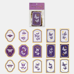 30 Pcs Adhesive Stickers with Golden Frames