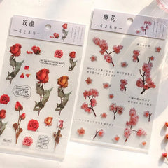 Magic of Plants Transparent Sticker Sheet