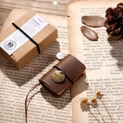 Handmade Leather Mini Notebook