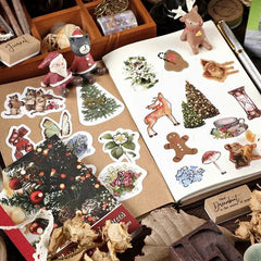 Merry Christmas Coated Paper Stickers Book