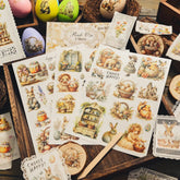 Vintage Easter Rub-On Stickers