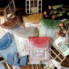 Vintage 3D Window Sticker Collection