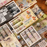 Vintage Washi Tape Library – 20 Rolls Set