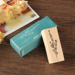 Botanical Vintage Wooden Stamps