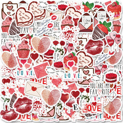 Aesthetic Pink Paper Stickers