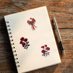 Vintage Rose Sticker Set