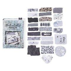 Candy Poetry Fragmented Fabric Scrapbooking Stickers