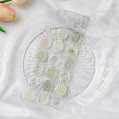 Aesthetic Wax Seal Sticker Set