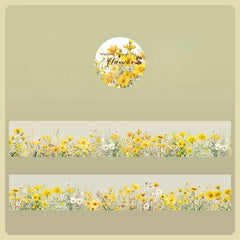 Walking Through the Flowers PET Washi Tape