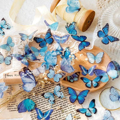 40 Pcs PET Butterfly Stickers